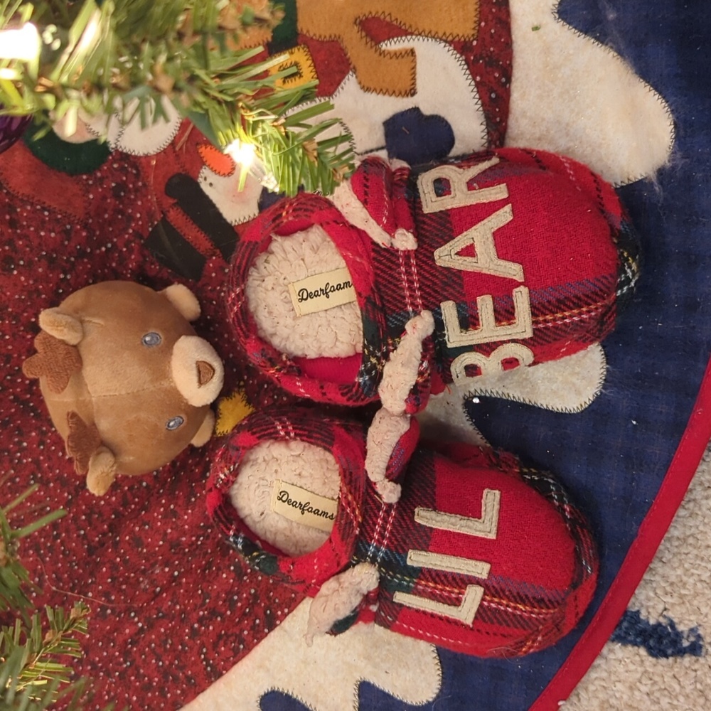 Toddler Christmas slippers
